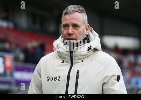 Rotterdam, Netherlands. 21st Jan, 2024. ROTTERDAM, 21-1-24, Stadium het Kasteel, Dutch eredivisie, Sparta Rotterdam - Go Ahead Eagles, Credit: Pro Shots/Alamy Live News Stock Photo