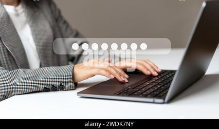 Privacy and data protection on the Internet. Password and cybersecurity. Stock Photo