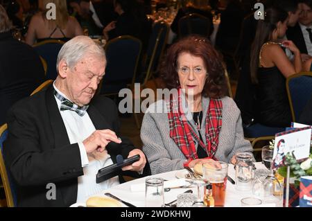 Guests during the London Scottish Football Club 2024 Burns Night at Richmond Athletic Ground, Richmond, United Kingdom on the 20 January 2024. Photo by Alan Stanford / PRiME Media Images Stock Photo