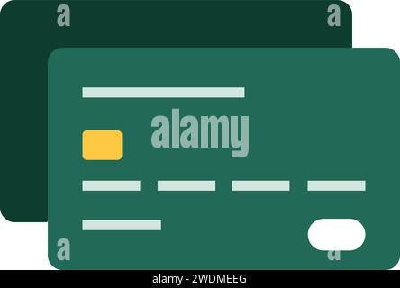Credit cards and electronic payments isolated icon Stock Vector