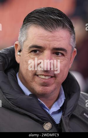 Arnhem, The Netherlands. 21st Jan, 2024. ARNHEM, THE NETHERLANDS - JANUARY 21: Roy Makaay during the Dutch Eredivisie match between Vitesse and Feyenoord at Gelredome on January 21, 2024 in Arnhem, The Netherlands. (Photo by Ben Gal/Orange Pictures) Credit: dpa/Alamy Live News Stock Photo