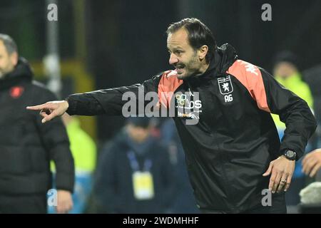 Salerno,Italy,21,January,2024  during the Serie A Macth Between US Salernitana 1919 vs Genoa CFC  Credit:Agostino Gemito/ Alamy Live News Stock Photo