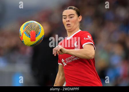 Manchester, UK. 21st Jan, 2024. Natasha Flint of Liverpool during the The FA Women's Super League match Manchester City Women vs Liverpool Women at Joie Stadium, Manchester, United Kingdom, 21st January 2024 (Photo by Conor Molloy/News Images) in Manchester, United Kingdom on 1/21/2024. (Photo by Conor Molloy/News Images/Sipa USA) Credit: Sipa USA/Alamy Live News Stock Photo