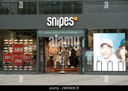 Department store from the brand Snipes at Karolinenstraße in the German city of Nuremberg Stock Photo