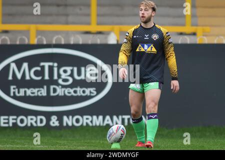 Castleford, UK. 21st Jan, 2024. Wheldon Road, Castleford, West Yorkshire, 21st January 2024 2024 Pre-Season Friendly Castleford Tigers vs London Broncos Danny Richardson of Castleford Tigers Credit: Touchlinepics/Alamy Live News Stock Photo