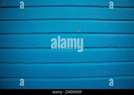 Blue painted timber planks shot for use as a background Stock Photo