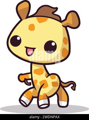 Cute giraffe character vector Stock Vector Image & Art - Alamy