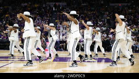 Baton Rouge, USA. 21st Jan, 2024. During a Southeastern Conference women's college basketball game at Pete Maravich Assembly Center in Baton Rouge, Louisiana on Sunday, January 21, 2023. (Photo by Peter G. Forest/Sipa USA) Credit: Sipa USA/Alamy Live News Stock Photo