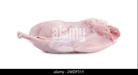 Fresh raw rabbit legs isolated on white Stock Photo