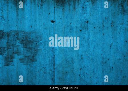 Blue concrete surface as grunge background and texture Stock Photo