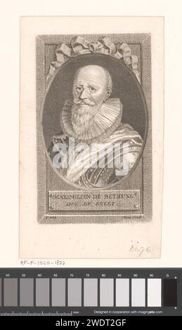 Portret van Maximilien de Béthune, Pierre Chenu, 1766 print  print maker: Francepublisher: Paris paper etching / engraving historical persons Stock Photo