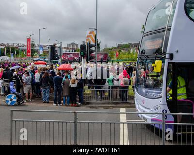 GLASGOW, SCOTLAND - JULY 27th 2014: Toryglen during the Glasgow Commonwealth Games in 2014. Stock Photo
