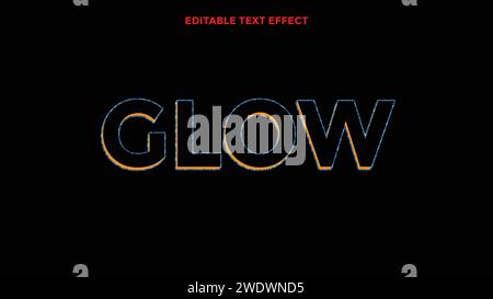 Editable text style effect retro summer text in grunge style theme. vector illustration. Stock Vector
