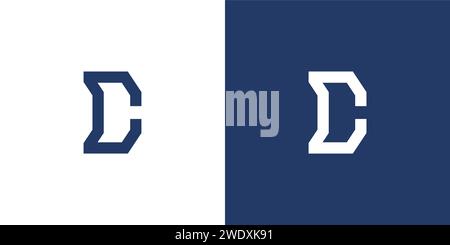 Modern and sophisticated letter C initials logo design Stock Vector
