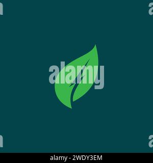Health leaf eco energy green care logo sign vector image Stock Vector