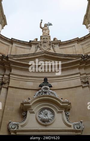 Basilica of Saint Dominic at Valletta in Malta Stock Photo