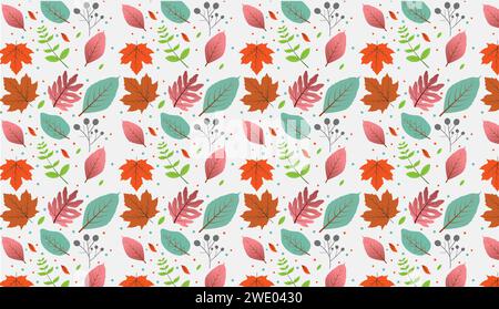 Autumn elements set decoration . Background banner border isolated vector illustration design Stock Vector