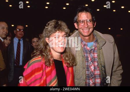 Anthony Perkins and Berry Berenson Circa 1980's  Credit: Ralph Dominguez/MediaPunch Stock Photo