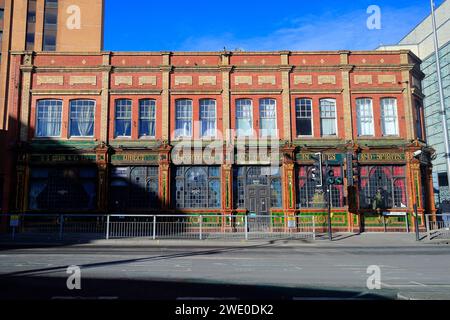 The Golden Cross public house, Cardiff city centre. Taken January 2024 Stock Photo