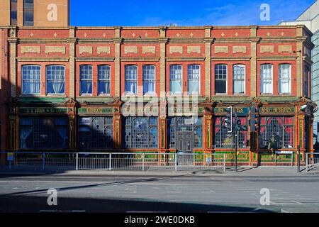 The Golden Cross public house, Cardiff city centre. Taken January 2024 Stock Photo