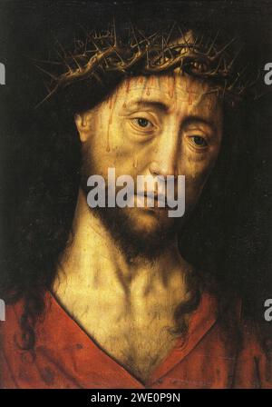Head of Christ Crowned with Thorns. Christ as Ruler of the Universe ...