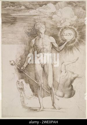 Albrecht Dürer - Apollo Solar Disc Diana Rays Uplifted Hand 15 Stock ...
