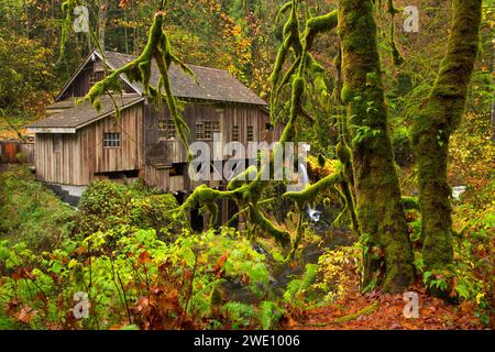 Cedar Creek Grist Mill, Clark County, Washington Stock Photo