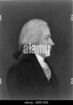 Alexander Hamilton 1757 1804 half length portrait facing right Stock Photo Alamy