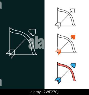 "Cupid's Bow Vector Illustration Icon Design" Stock Vector