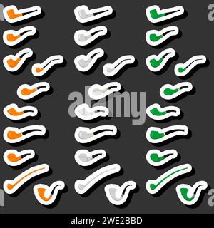 Beautiful color illustration on theme of celebrating annual holiday St. Patrick's Day Stock Vector