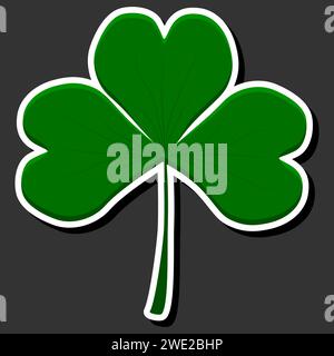 Beautiful color illustration on theme of celebrating annual holiday St. Patrick's Day Stock Vector