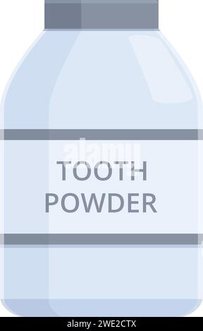 Tooth powder skincare icon cartoon vector. Mouth shower. Incisor ...