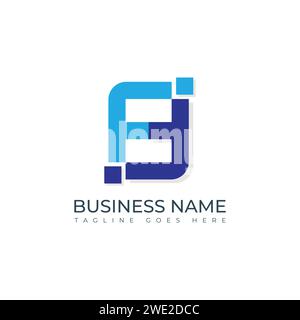 Initial FF Letter Linked Logo. Creative Letter FF Modern Business Logo Vector Template. Unique and modern FF initials logo design Vector Stock Vector