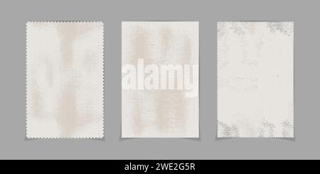 Vintage Old Textured Paper, a4 Format. Grunge background. Vector illustration Stock Vector