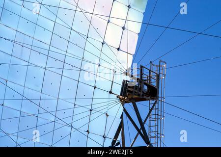 Space telescopes on the mountains on the island of La Palma (Canary Islands, Spain) Stock Photo