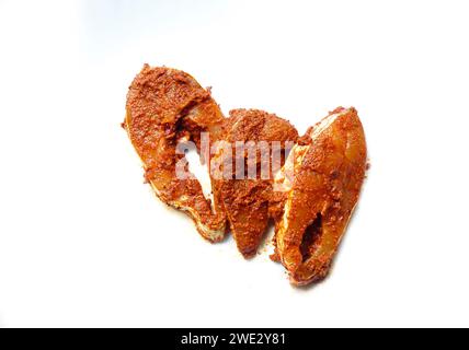 Masala  apalied fish chilly variety from the species Stock Photo