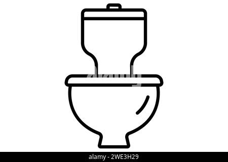 Restroom icon. icon related to public restroom facilities, public ...