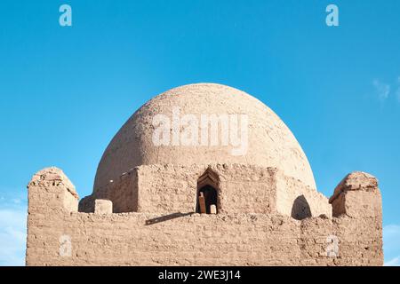 Luxor, Egypt - December 26 2023: Islamic architecture in Karnak Temple complex with dome structure Stock Photo