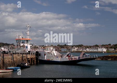 Ferry at Strangford Lough, County Down, Northern Ireland Stock Photo