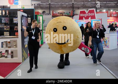 Olympia, London, UK. 23rd Jan 2024. Toy Fair 2024, The Toy Fair is the UK's largest dedicated game and hobby event. Credit: MatthewChattle/Alamy Live News Stock Photo