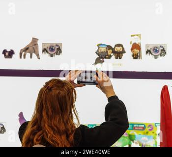 London, UK. 23rd Jan, 2024. Celebrating its 75th Birthday, London Olympia opened its door to the vibrant creativity of The Toy Fair, the UK's largest dedicated toy, game and hobby trade show. Credit: Paul Quezada-Neiman/Alamy Live News Stock Photo