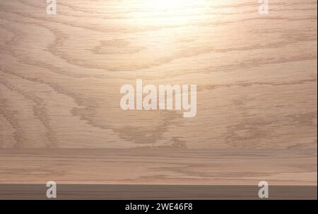 wooden background with grain and red birch texture Stock Photo