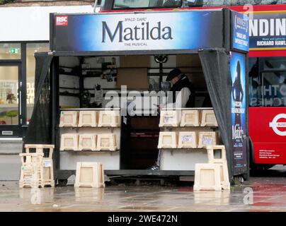 London, UK. 23rd Jan, 2024. Storm Isha delays import of goods from Continent Credit: Brian Minkoff/Alamy Live News Stock Photo