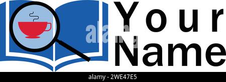 Logo for library Stock Vector