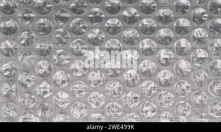Bubble wrap texture background. Packaging with air bubbles. Air Bubble pattern Stock Photo