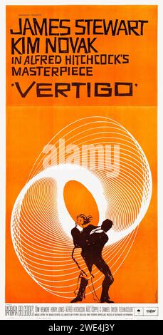 Vertigo (Paramount, 1958) James Stewart, Kim Novak, Directed by Alfred Hitchcock Stock Photo