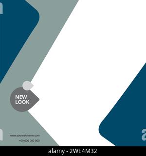 Square colorful template for products with copy space Stock Vector