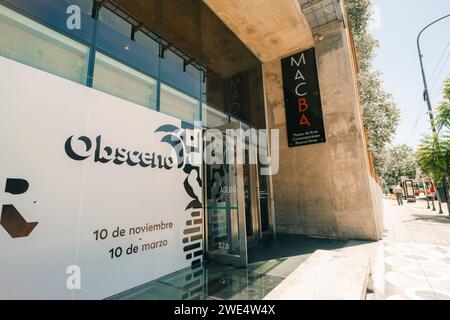 BUENOS AIRES, ARGENTINA 0 dec 2th 2023 The Museum of Contemporary Art . High quality photo Stock Photo
