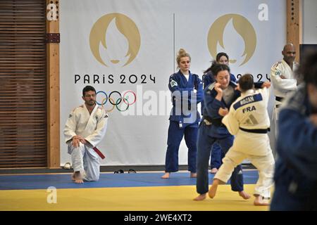 Paris, France. 23rd Jan, 2024. INSEP (the National Institute of Sport, Expertise and Performance) in Paris, on January 23, 2024. Photo by Eliot Blondet/ABACAPRESS.COM Credit: Abaca Press/Alamy Live News Stock Photo