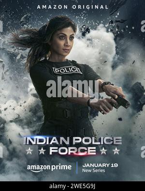 Indian Police Force   Shilpa Shetty Kundra Stock Photo